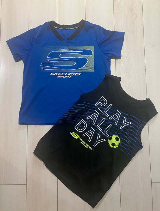 Skechers athletic shirt bundle size 8, Kids 7 & 8