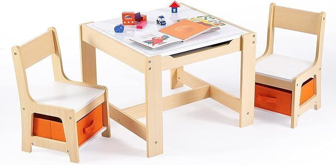 Multipurpose Kids Desk and Chair Set with Toy Storage-BNIB, MSRP: $150