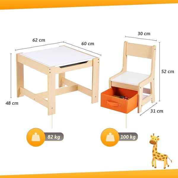 Multipurpose Kids Desk and Chair Set with Toy Storage-BNIB, MSRP: $150