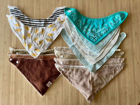 Baby bib bundle (14 pieces)