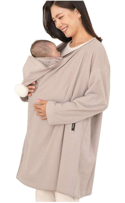 Konny Babywearing outerwear fleece cover in black
