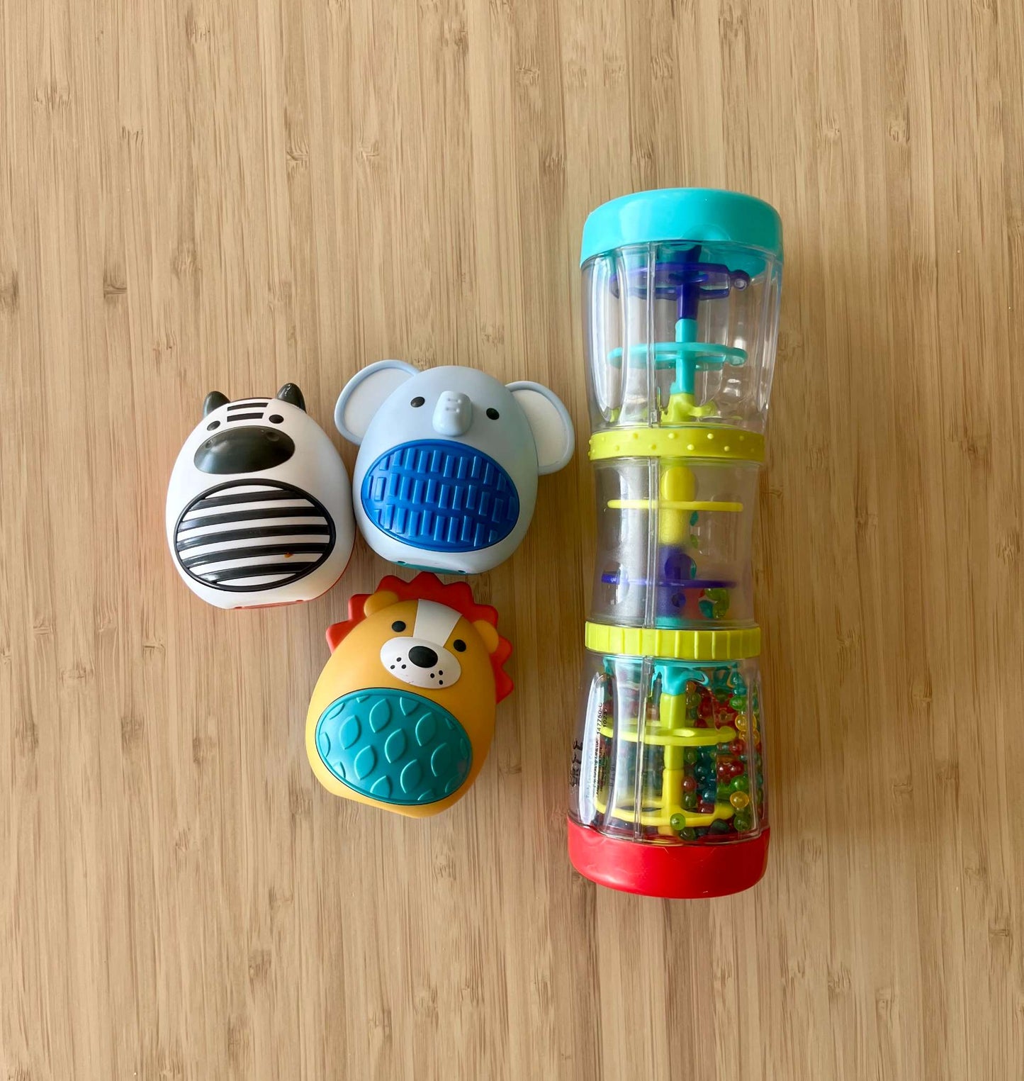 Shaker sensory toys bundle with egg shakers (4 pieces)