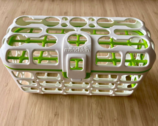 Munchkin High Capacity Dishwasher Basket - Green