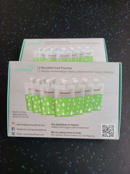 Reusable food pouches