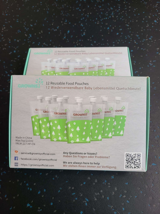 Reusable food pouches