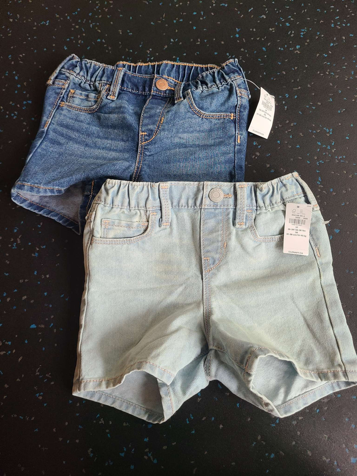 2 NWT 3T Jean shorts, Kids 3T