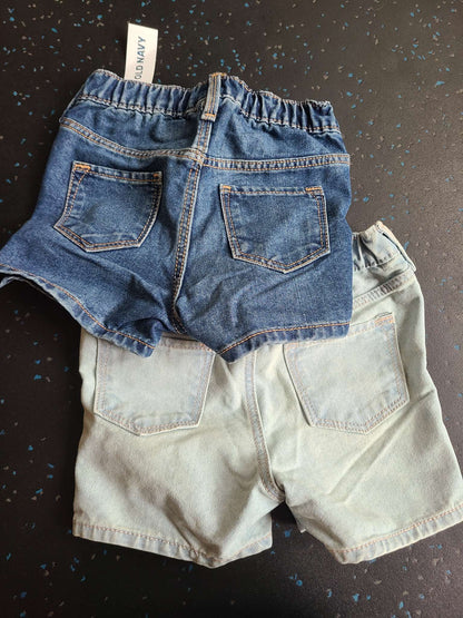 2 NWT 3T Jean shorts, Kids 3T
