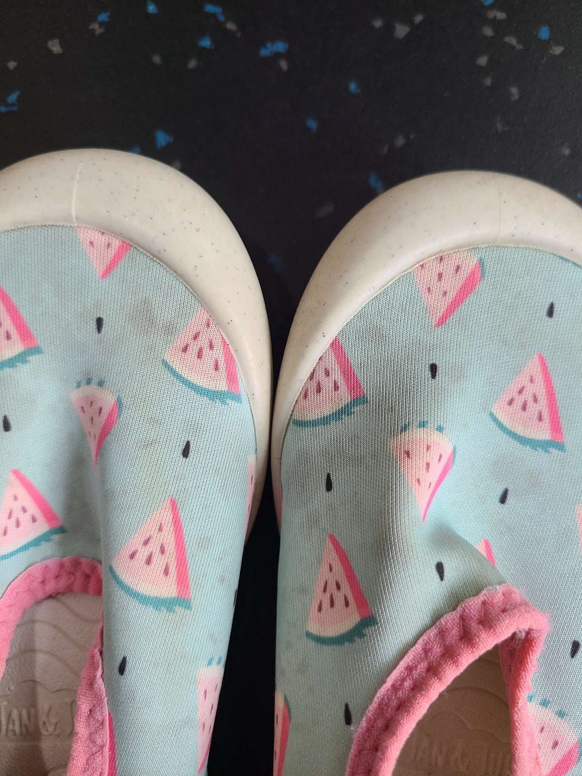 Jan and Jul Watermelon water shoes, retail $25.99, Shoes 10 (Toddler:2-4yr)