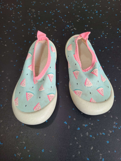 Jan and Jul Watermelon water shoes, retail $25.99, Shoes 10 (Toddler:2-4yr)