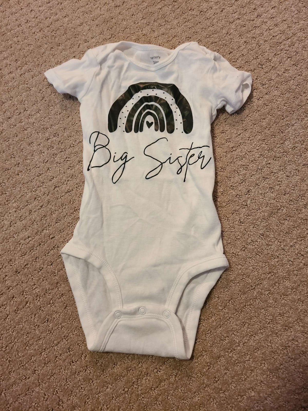 Big Sister Onsie T, Kids 24 Month (18-24M)