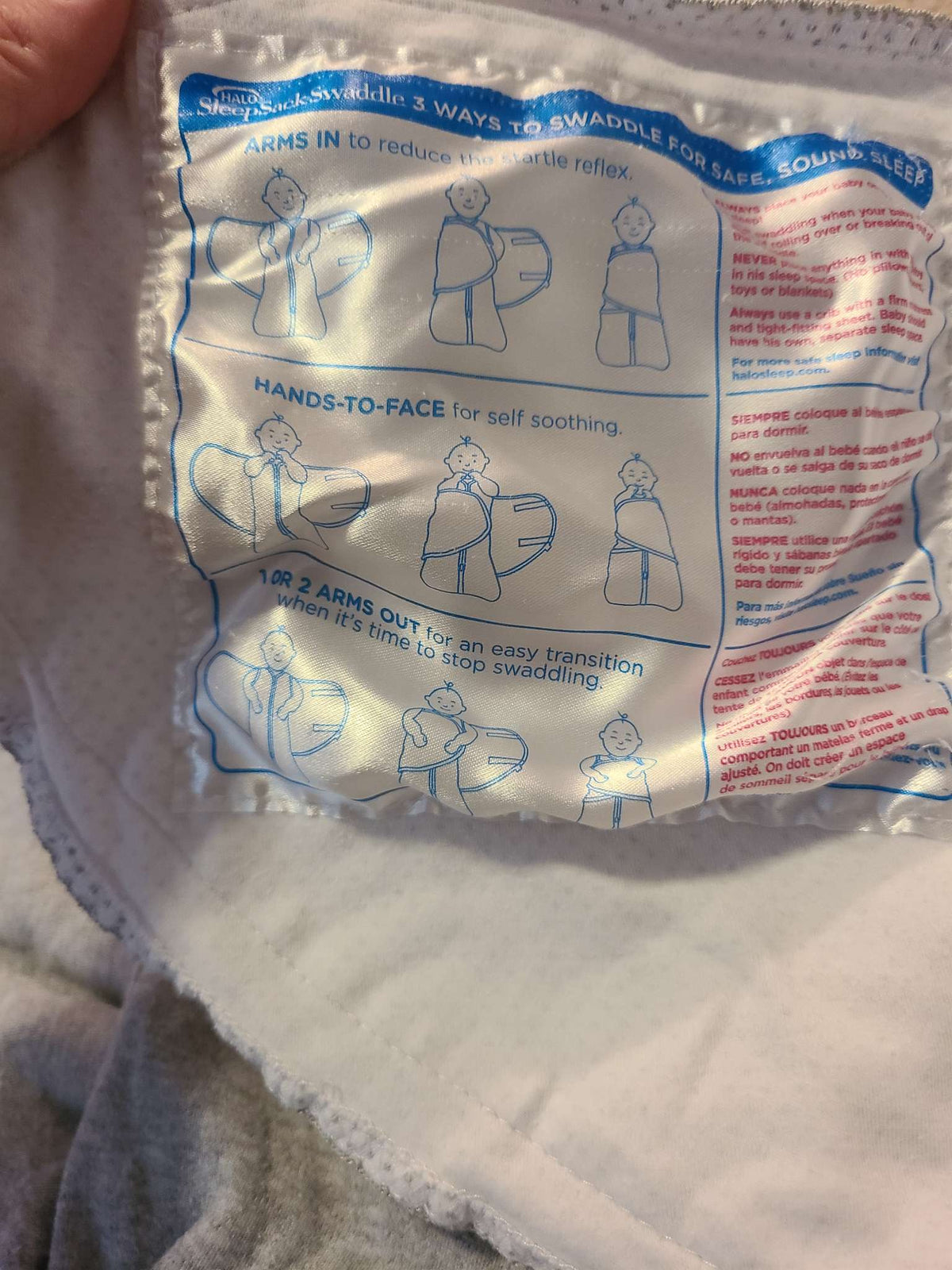 2 Halo Sleep Sack Swaddle, retail $39 each, 0-6 Months (Small)