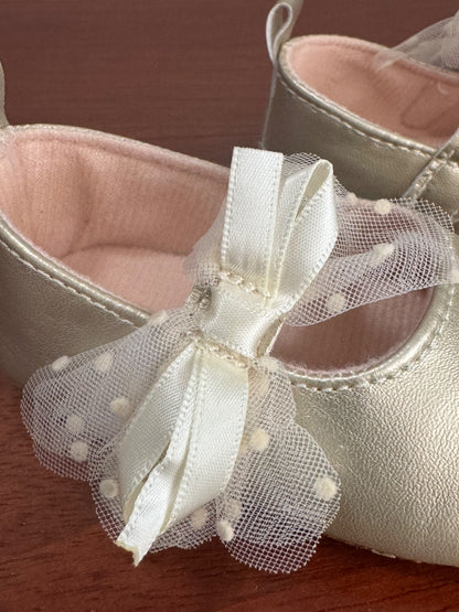 Gold Party Shoes for Baby, Shoes 3.5 (Baby: 0-12 mth)