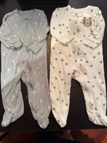 Little planet and Carter’s: sleepers: nine months, Kids 9 Month (6-9M)