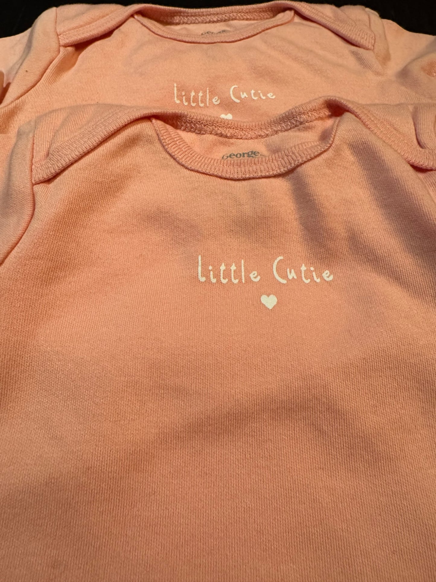 Bundle: 7 cotton, short, sleeve onesies , Kids 3 Month (0-3M)