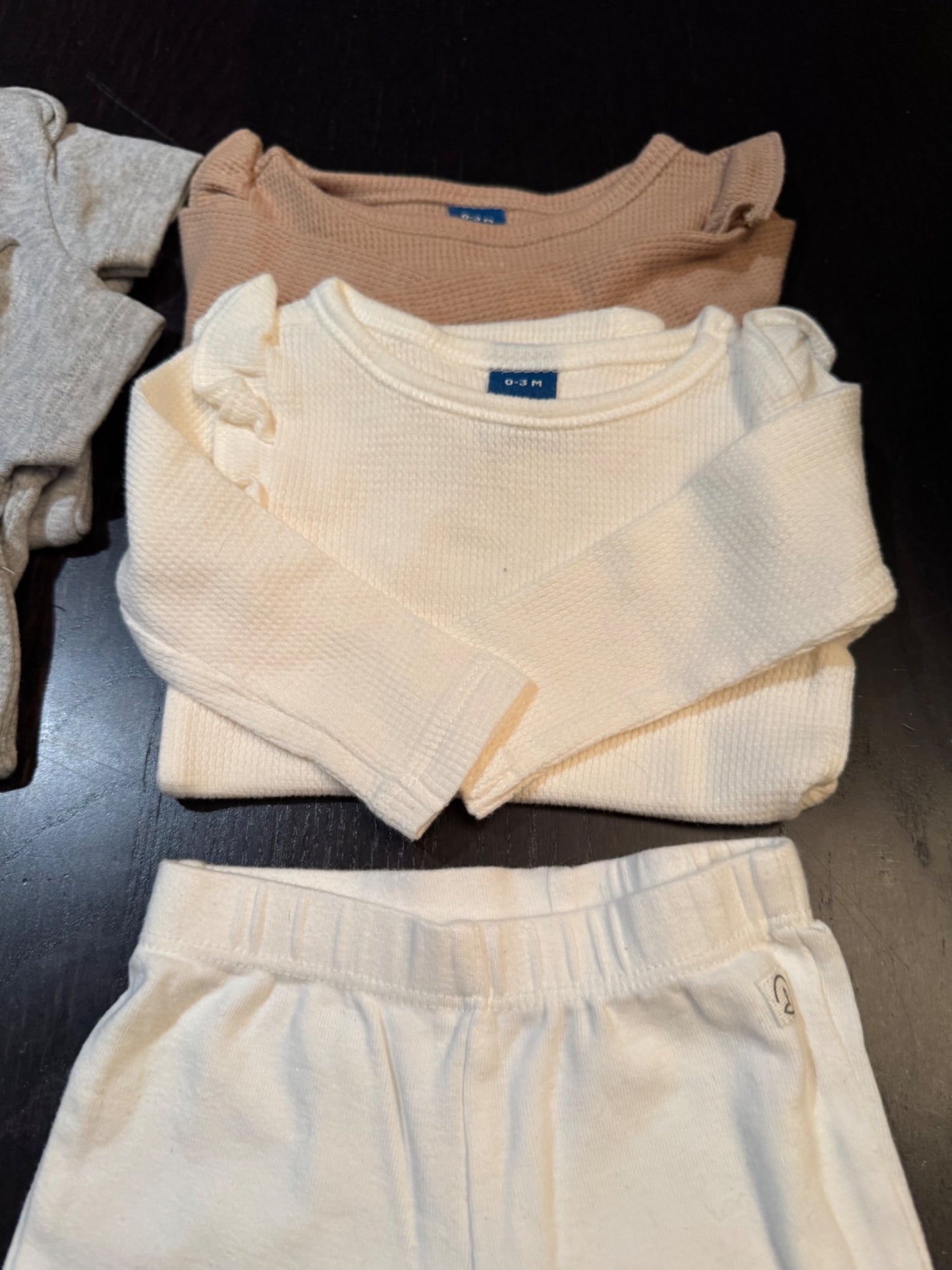 Bundle: cozy  snuggle bundle of tops & bottoms , Kids 3 Month (0-3M)