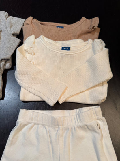 Bundle: cozy  snuggle bundle of tops & bottoms , Kids 3 Month (0-3M)