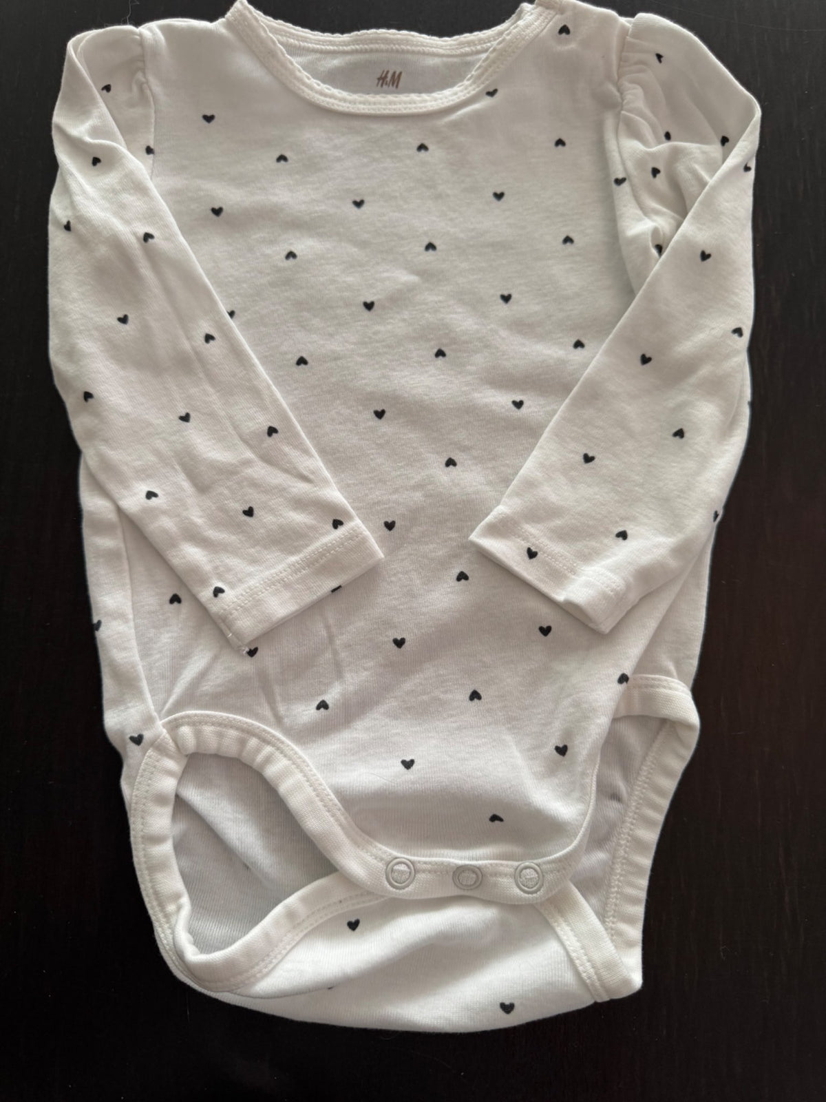 Cotton long sleeve onesies: mixed bundle: 6-9 months: girls, Kids 6 Month (3-6M)
