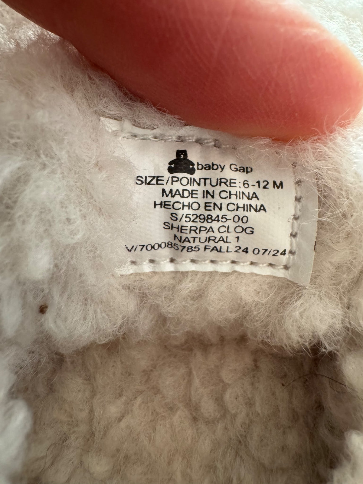 Baby Gap’s “Sherpa Clog”  6-12 months , Shoes 3 (Baby: 0-12 mth)