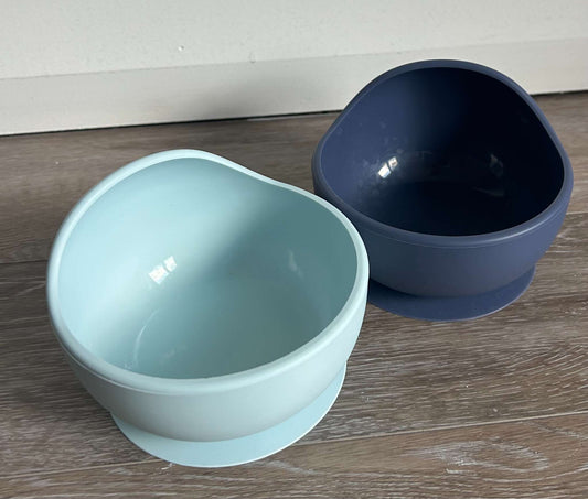 Glitter & Spice Silicone Suction Bowls - Blue