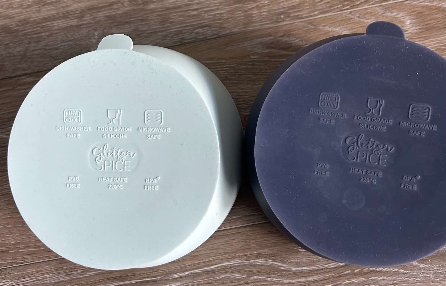 Glitter & Spice Silicone Suction Bowls - Blue