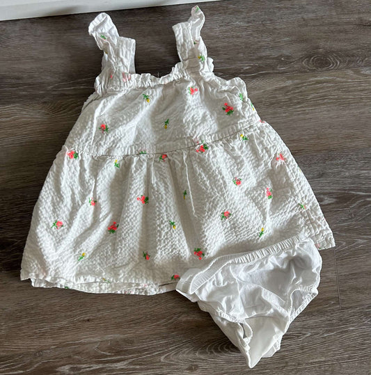 Baby GAP - White Dress and diaper cover - 12-18M, Kids 18 Month (12-18M)