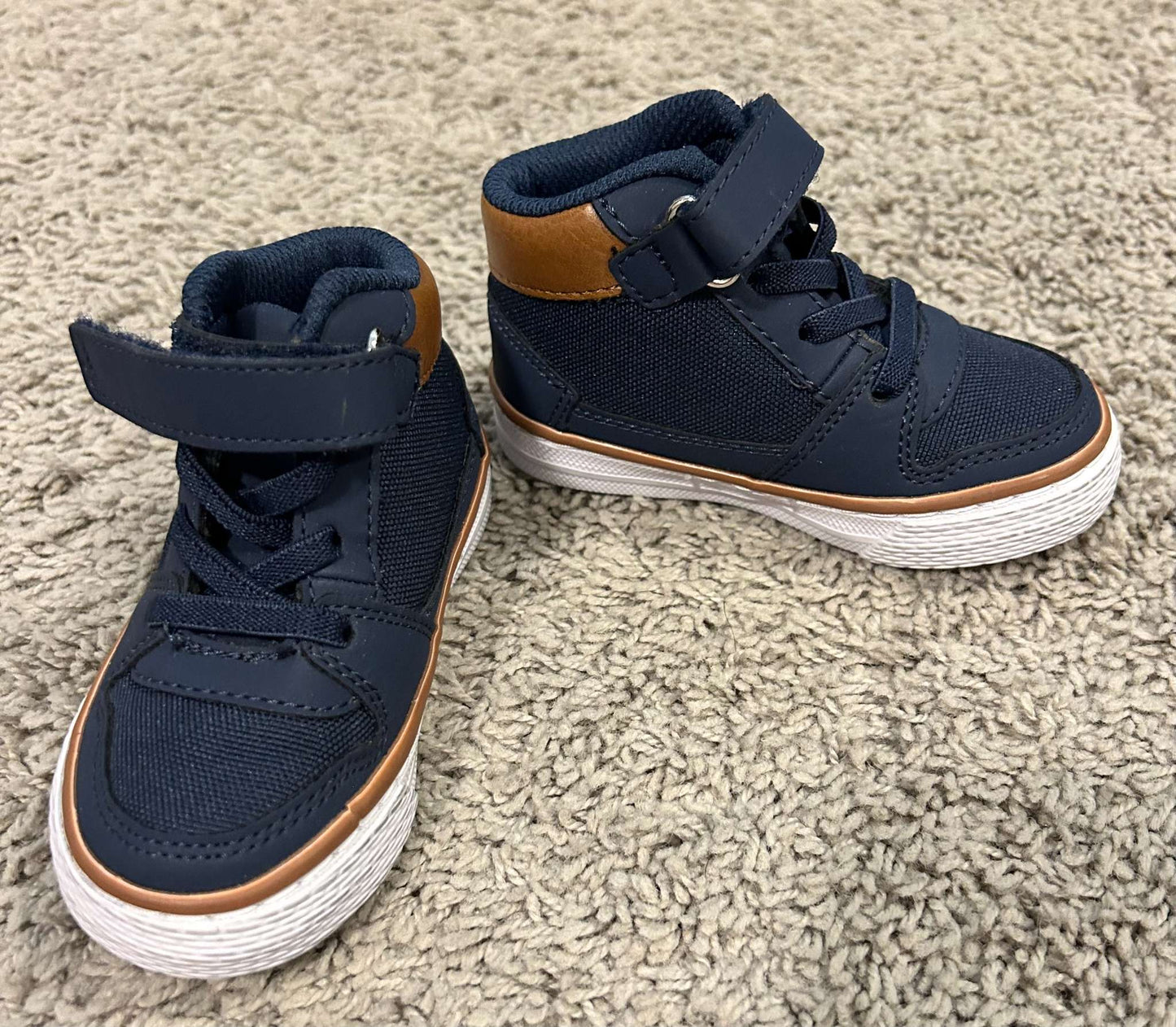 Children's Place High-top Shoe/Boot - NAVY (Size: 5), Shoes 5 (Walkers:12-24 mth)