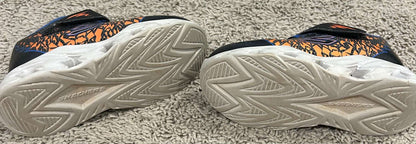 Skechers S-Lights Sneakers - BLACK/ORANGE (Size: 9), Shoes 9 (Toddler:2-4yr)