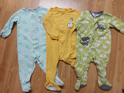 Bundle of 3 Pekkle pajamas size 12 months, Kids 12 Month (9-12M)