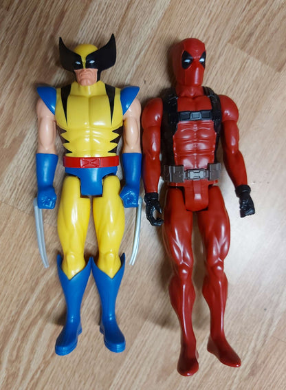 Marvel X-Men Wolverine Action Figure + Deadpool Action Figure