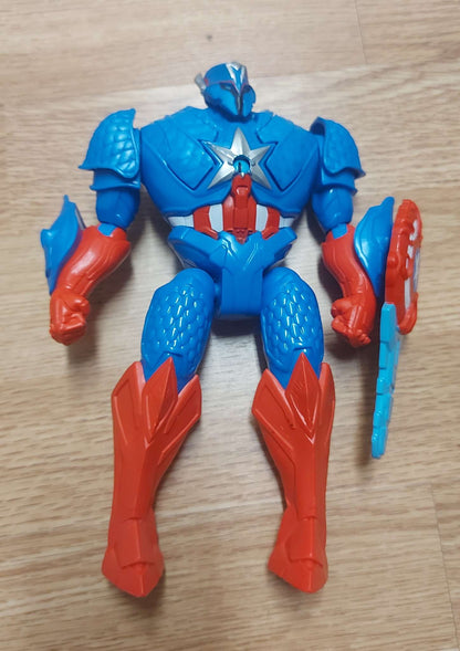 Marvel Avengers Mech Strike Monster Hunters Hunter Suits Captain America and Iron Man Action Figures