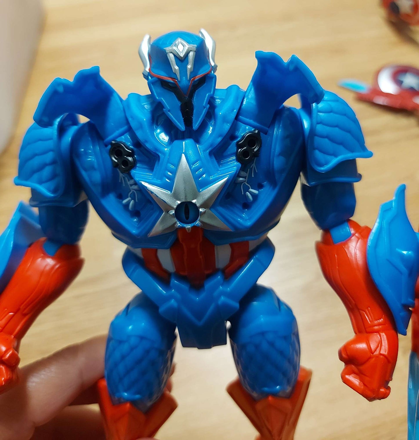 Marvel Avengers Mech Strike Monster Hunters Hunter Suits Captain America and Iron Man Action Figures