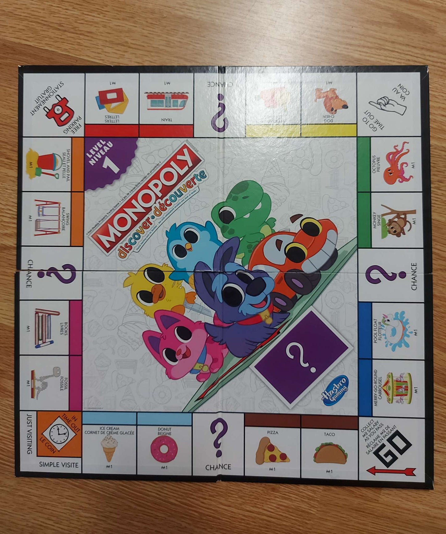 Monopoly Discover Board Game,English- French