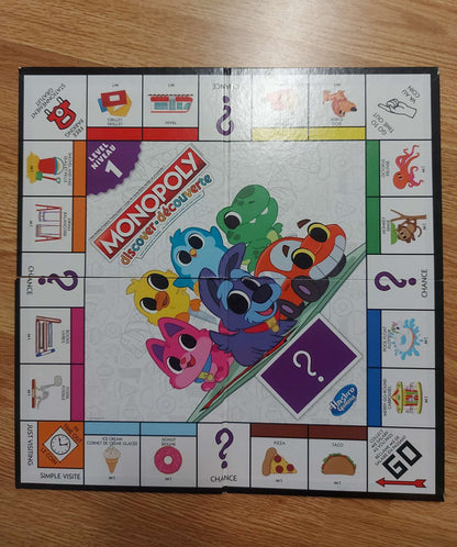Monopoly Discover Board Game,English- French