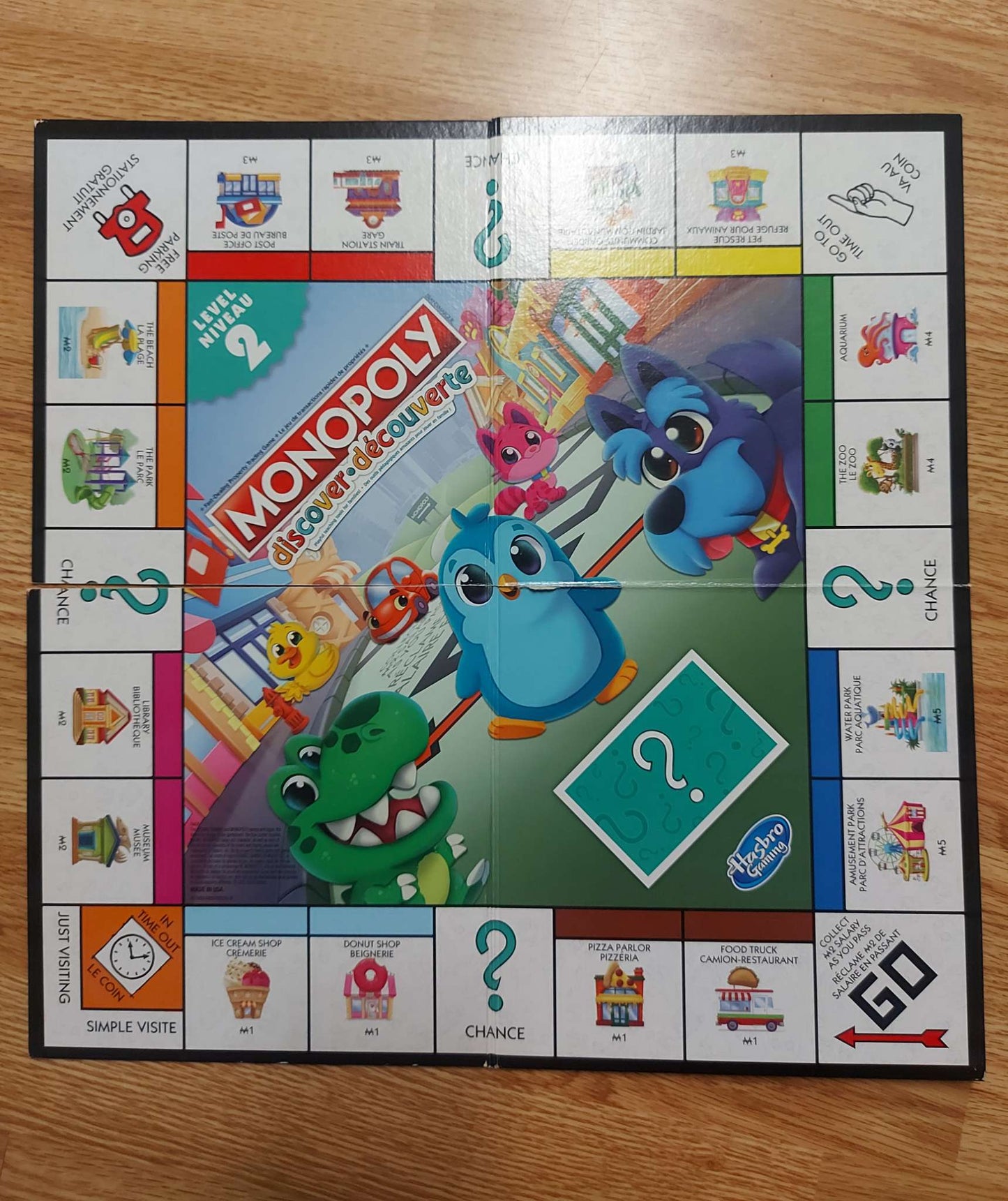 Monopoly Discover Board Game,English- French