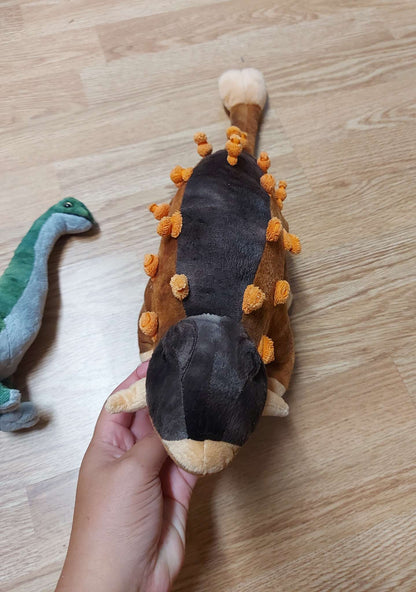 Lot of 2 dinosaurs stuffed animals