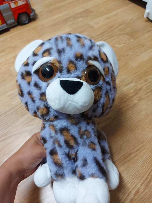 Stuffed animal Purple leopard print