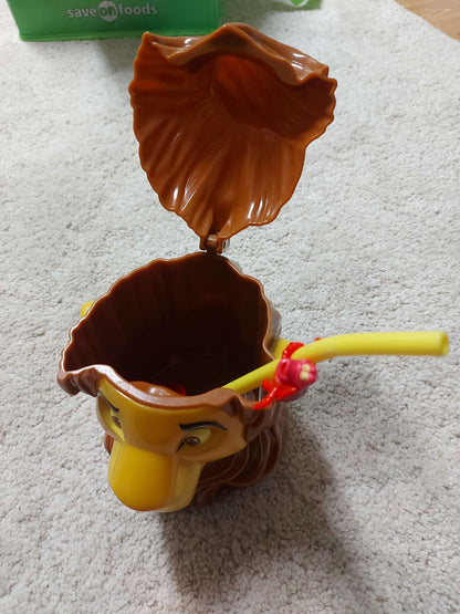 Lion King Kid Large Mug with straw