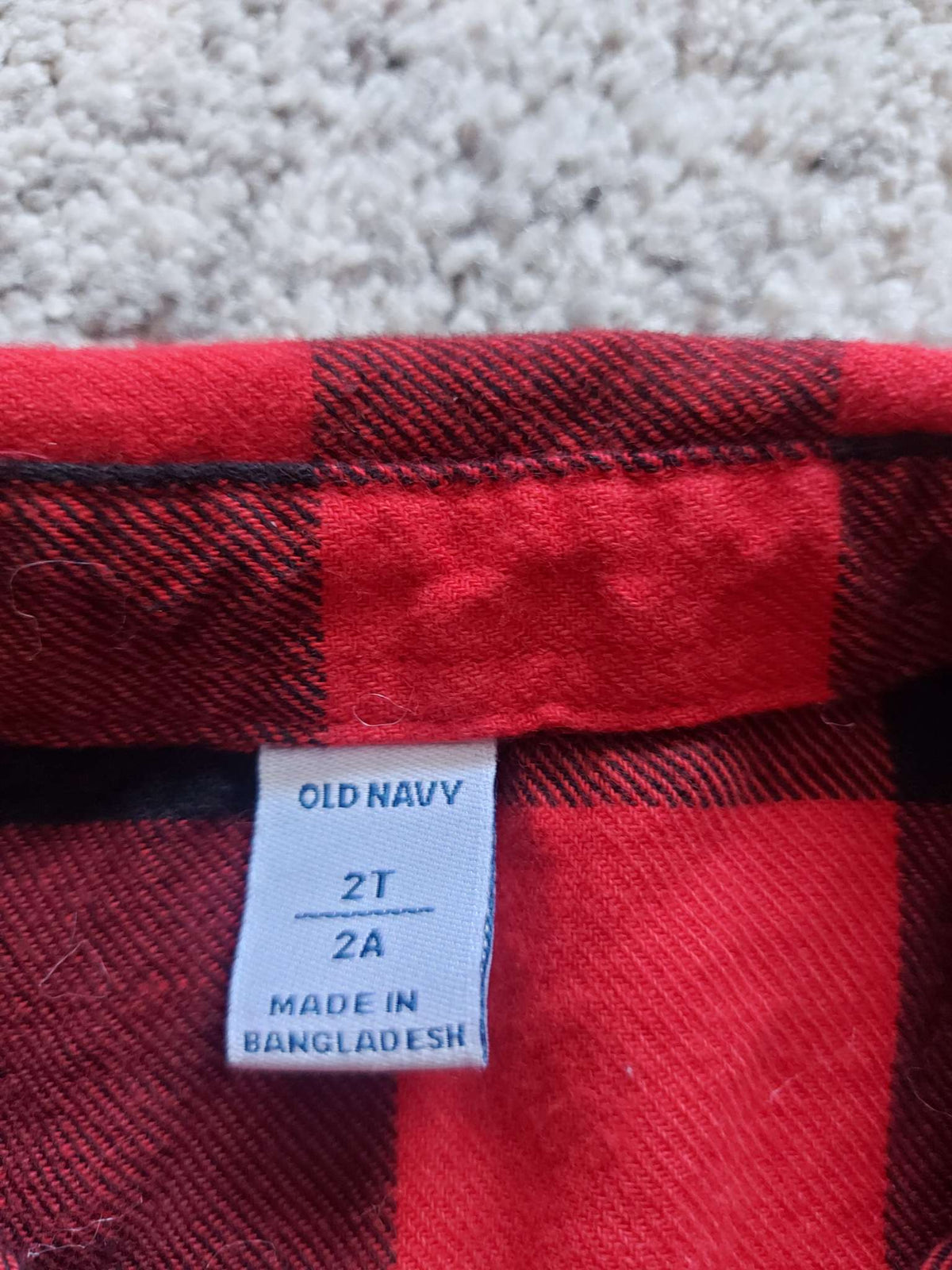 Boy Plaid Shirt - Size 2T, Kids 2T