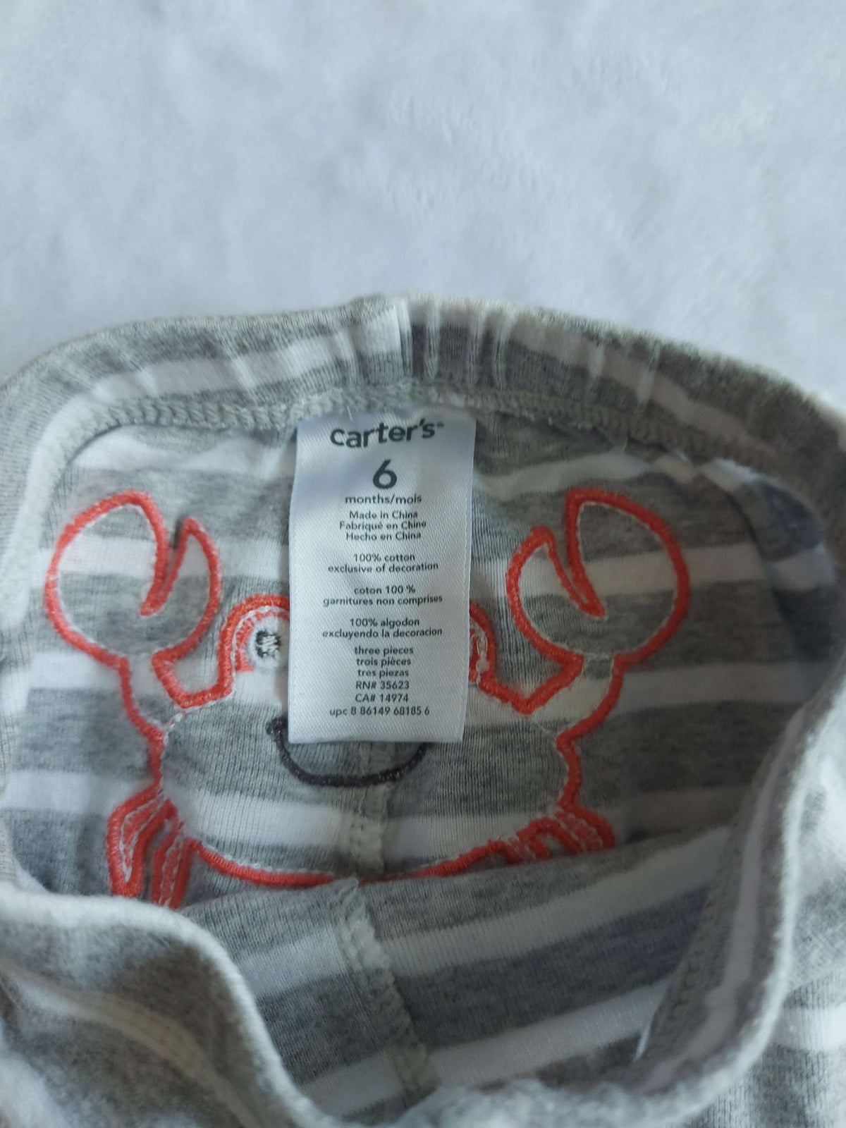 Lot of 3 pairs of pants -Size 6 months, Kids 6 Month (3-6M)