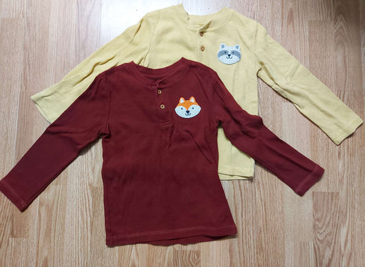 2 long sleeve tshirts - Joe Fresh - size 4T, Kids 4/4T
