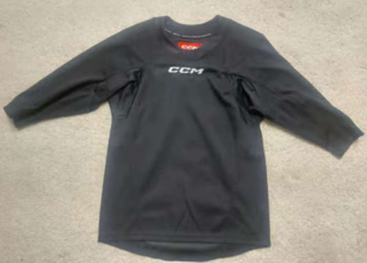 Black Hockey Jersey CCM Youth Size XS, Kids 4/4T