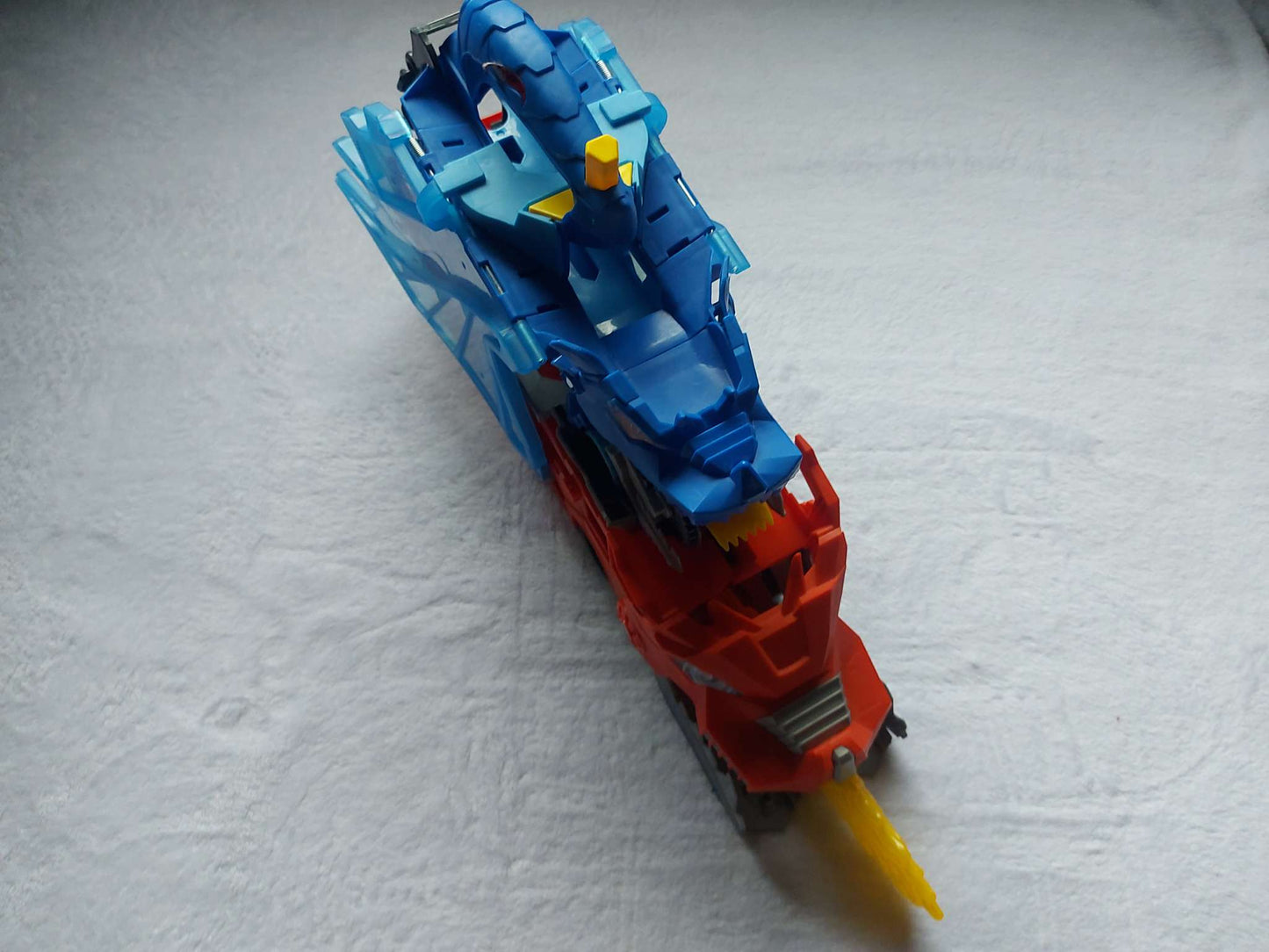 Hot Wheels City Toy Car Track Set, ultimate Dual Dragon Transporter