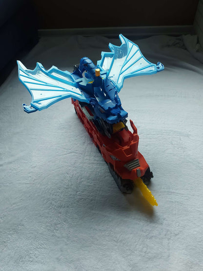 Hot Wheels City Toy Car Track Set, ultimate Dual Dragon Transporter