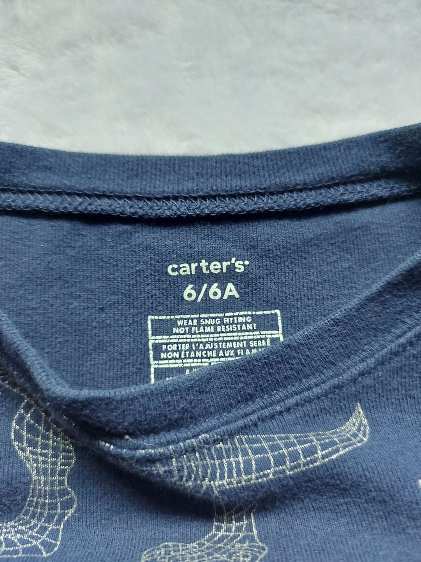 Lot of 4 pairs of boy pajamas - Size 6 (Carter's), Kids 6/6X