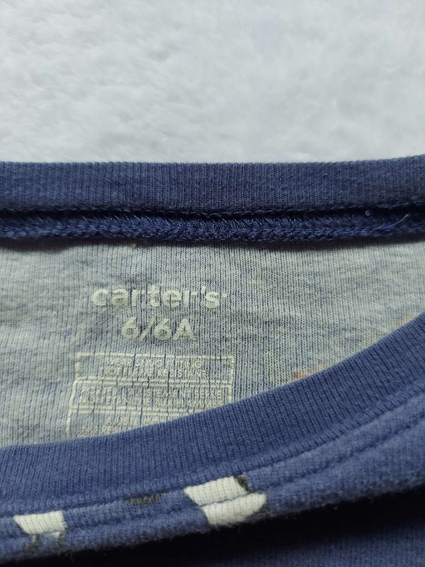 Lot of 4 pairs of boy pajamas - Size 6 (Carter's), Kids 6/6X