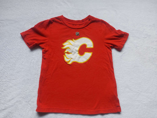 NHL Calgary Flames T-shirt - Size M (5/6), Kids 5/5T
