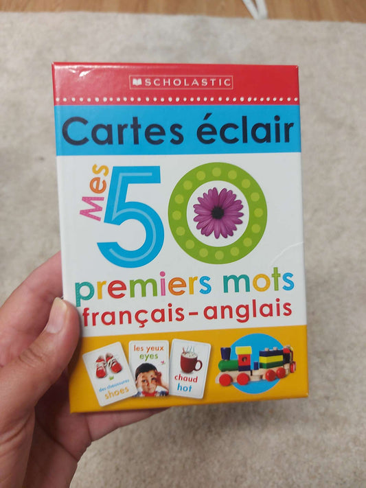 Flash Cards - My first 50 French words