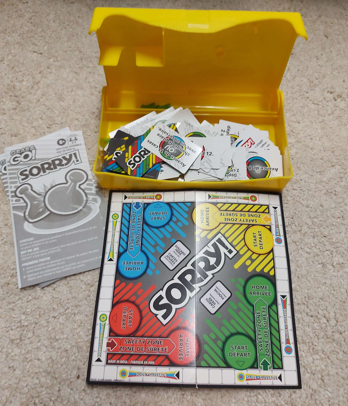 Portable version of board game Sorry!