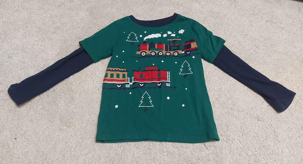 Christmas Long sleeve Shirt - Size 5T, Kids 5/5T