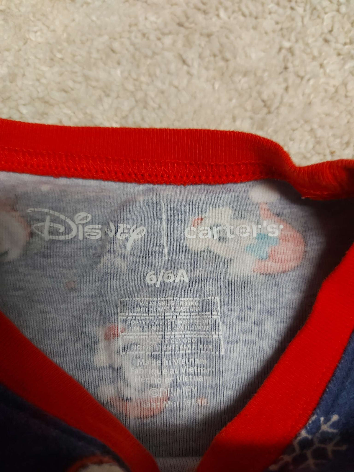 Disney Christmas Pajamas Set - Size 6, Kids 6/6X